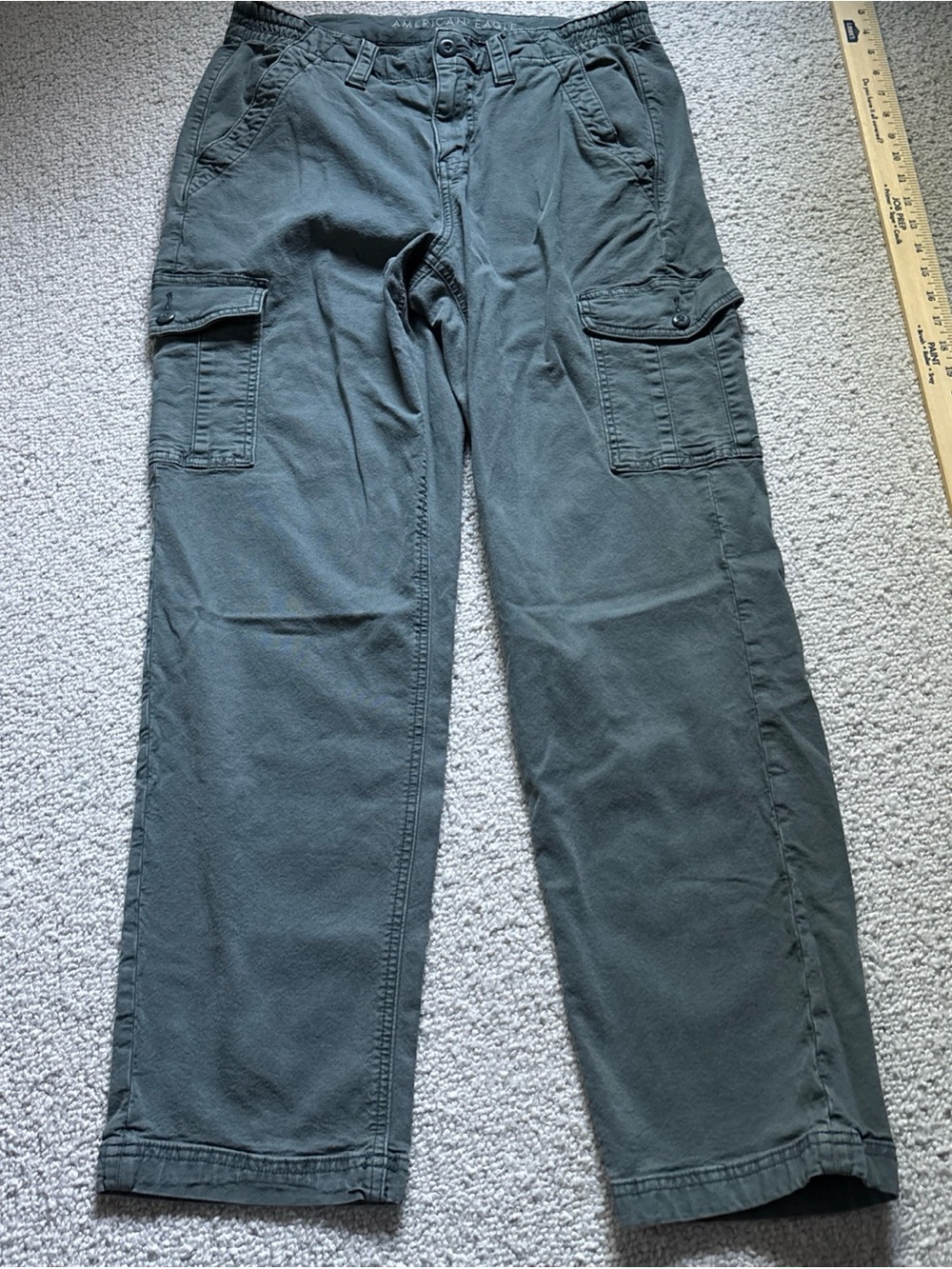 American Eagle Outfitters Cargo Pants - green Gray size 10